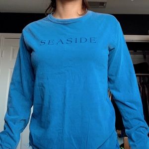 Seaside blue Long Sleeve Top